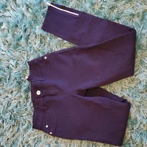 women's blue dl1961 Florence cropped zipper ankle sz 26